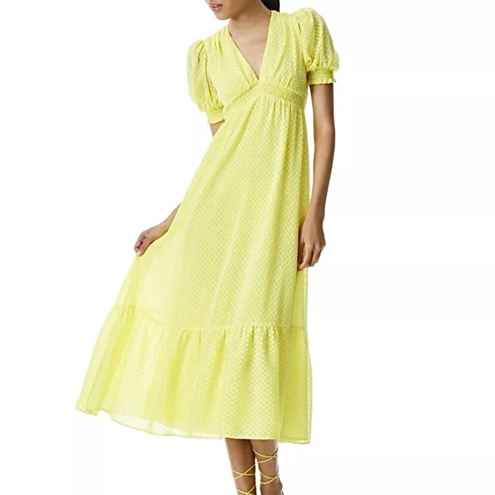 Alice + Olivia Angela Dress Women’s 10 Yellow